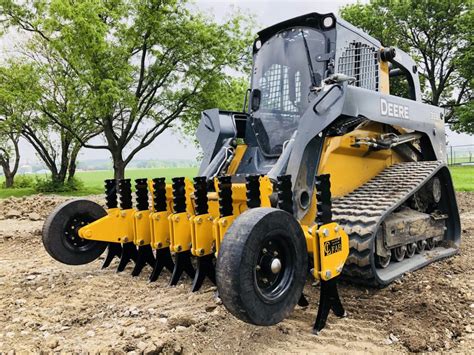 skid steer grounds ripper rake|pallet forks skid steer ripper.